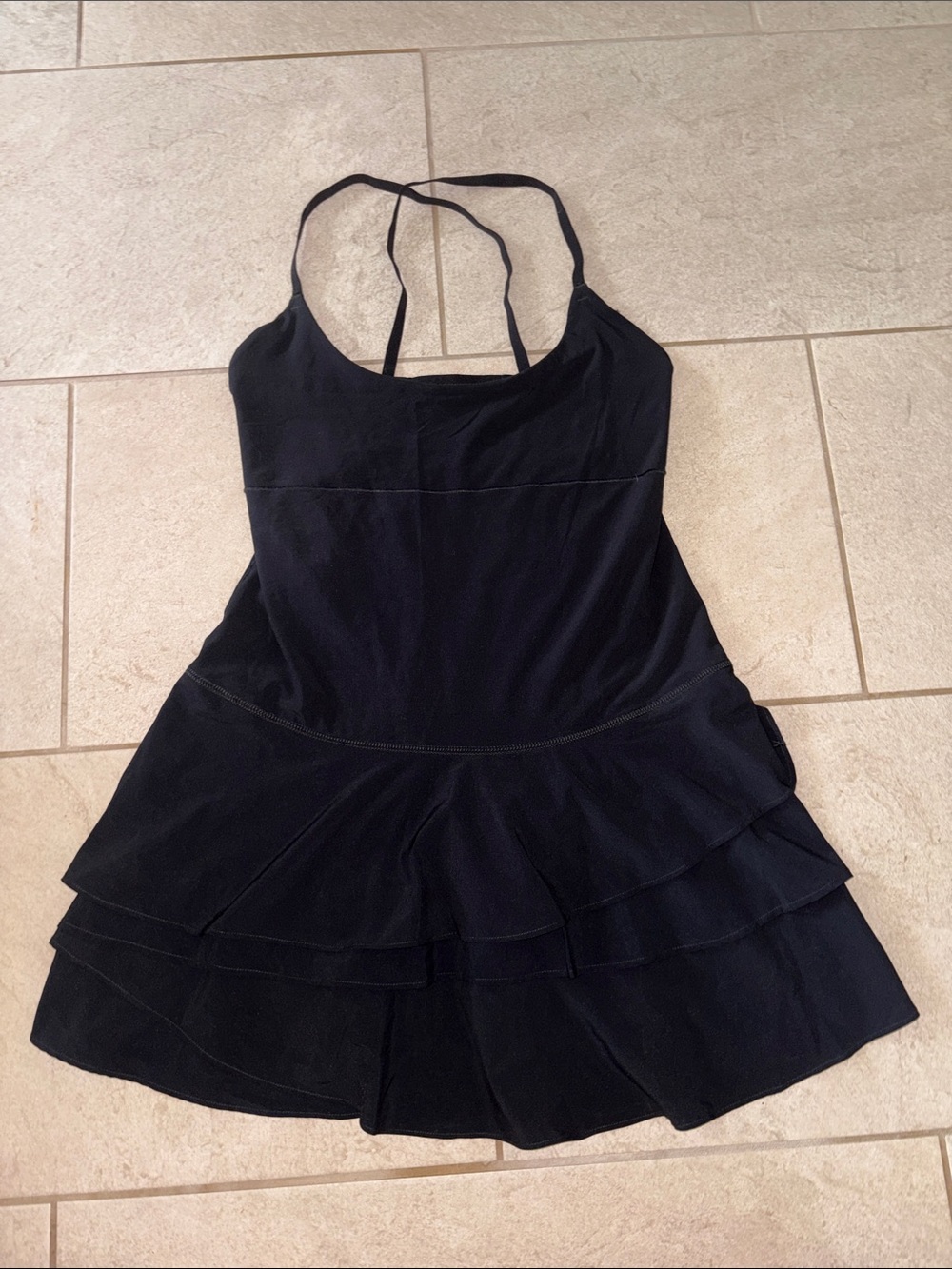 AERIE OFFLINE Real Me Maggie Tiered Ruffle Bottom Tennis Dress